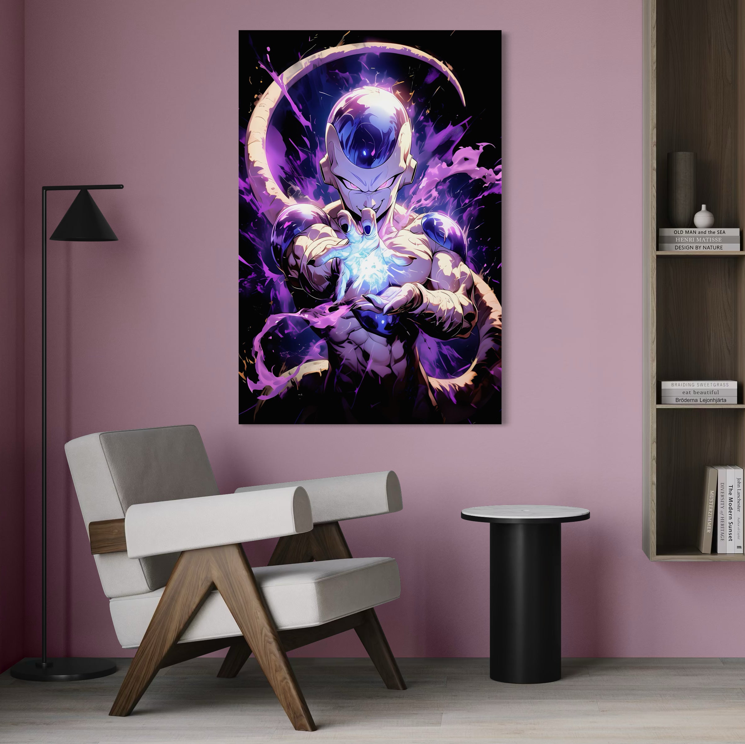 Freezer: stampa incorniciata fantasy, cornice nera